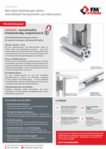 Edelstahlverbinder für Aluprofile
