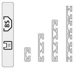 Alu-Profilreihe 16