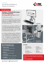 Monitor- & Tablethalterung